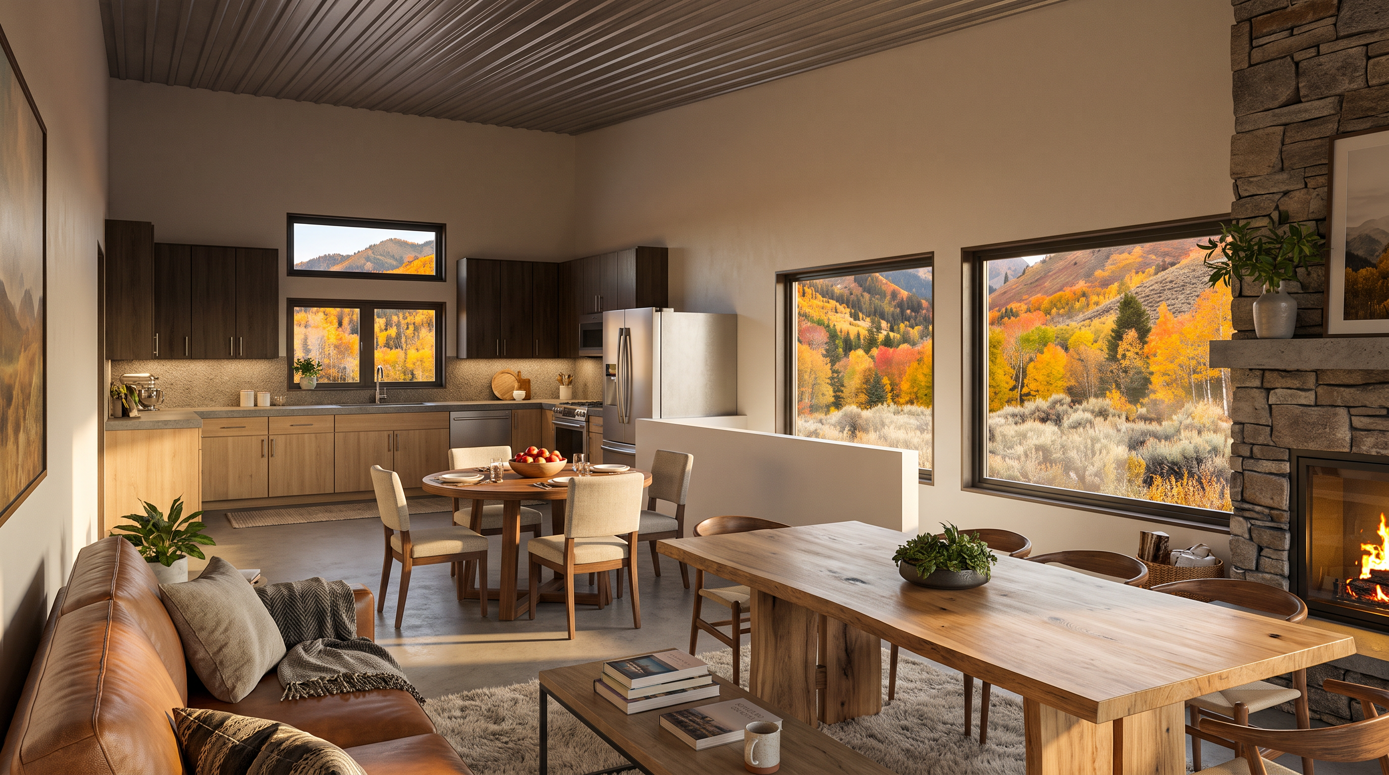 Lot 3 kitchen + living